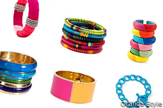 Bracelets de blocage de couleur 2