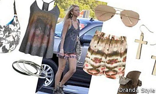 Blake Lively druckt Outfit-Kombination
