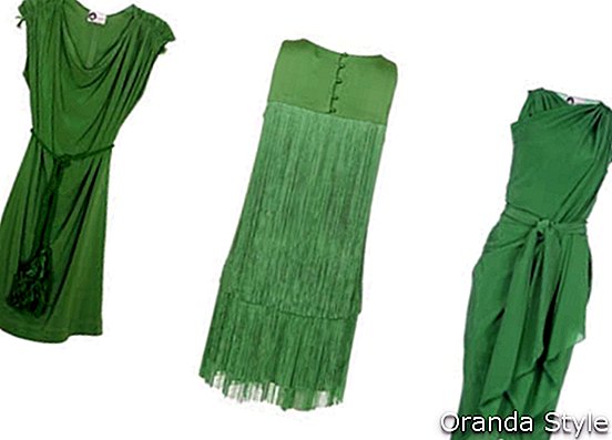 smaragdzöld ruhák