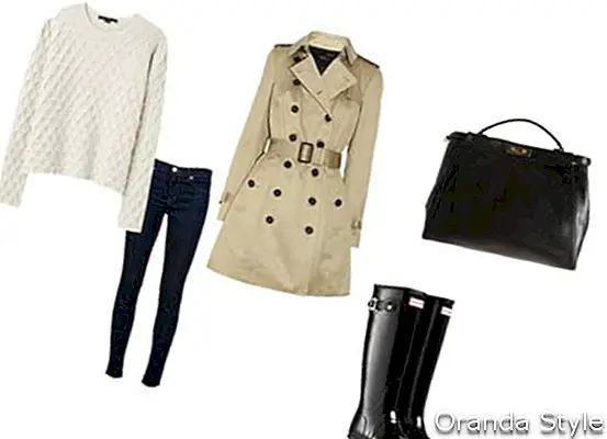 Burberry Prorsum Trenchcoat Outfit Kombination