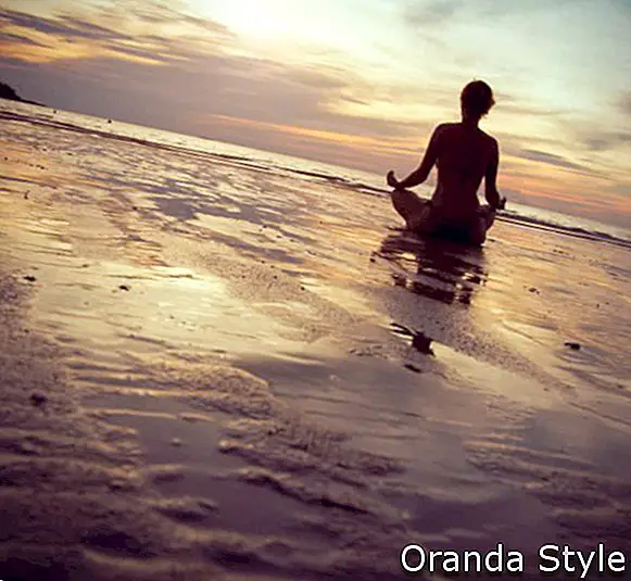 Yoga Beach Sunset 7