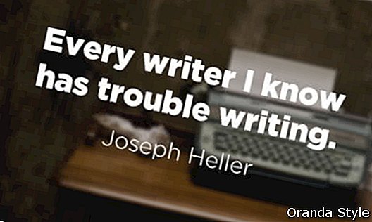 كل كاتب أعرفه لديه مشكلة في الكتابة