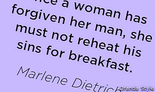 Marlene Dietrich Zitat