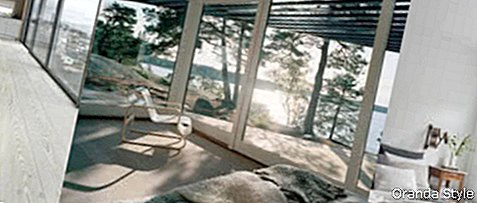 Ventanas de diseño interior escandinavo
