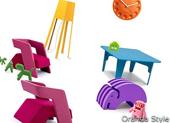 Richard Shemtel Rebel Chair und andere Kindermöbel