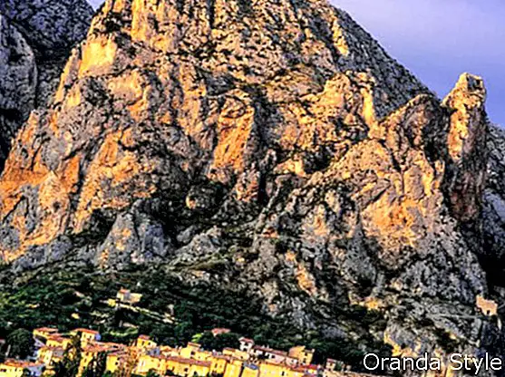 moustiers ste marie falu Provence alpes du haute Provence Franciaország-tól délre