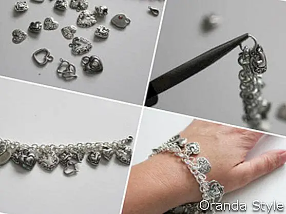 bricolage-breloque-bracelet-collage-étapes