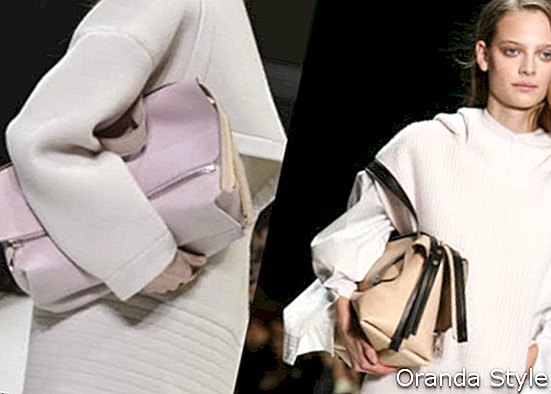 Chloe-Pastellhandtaschen auf Rollbahn des Falles 2014