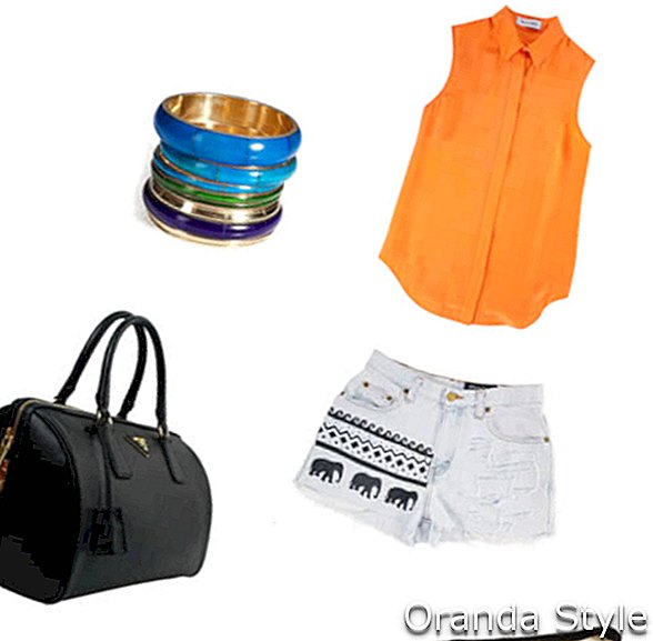 Kombinace oblečení Prada Saffiano Luxe Bowling Bag