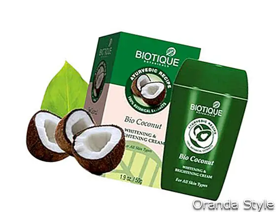 Biotique Bio Coconut Whitening und Aufhellungscreme