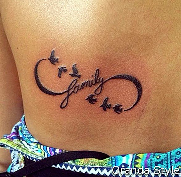 Familie infinity tattoo