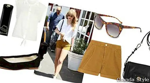 Kelnaitės Taylor Swift aprangos derinys