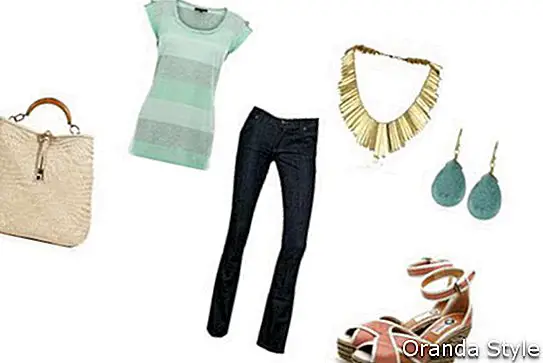 Weite Jeans Outfit