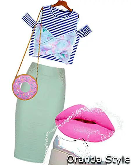 Pastell-Sommer-Outfit-Collage