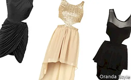 Lipsy väljalõigatud kleit, haruldaste litritega kleit ja Club L kleit