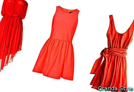 червени рокли