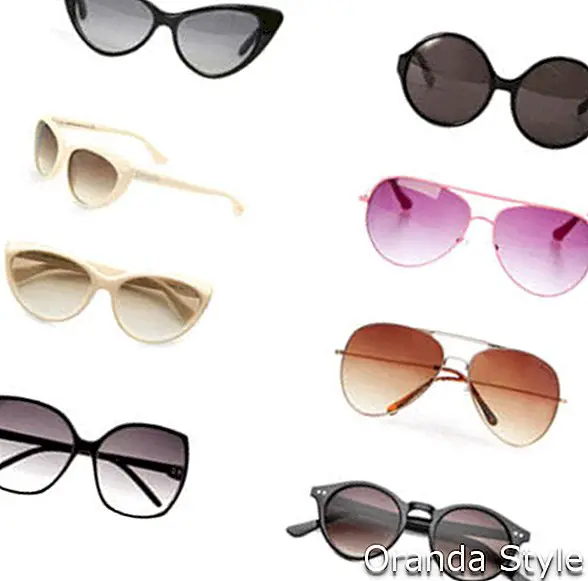 Sammlung von Sonnenbrillen