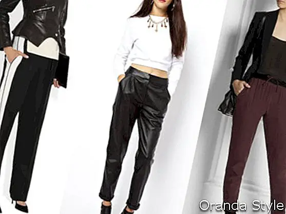 Slouchy Pants Outfit Kombinationen