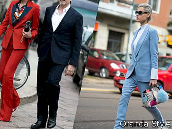 milano gatvės stiliaus koliažas-1-kelnaitės-kostiumas-mada