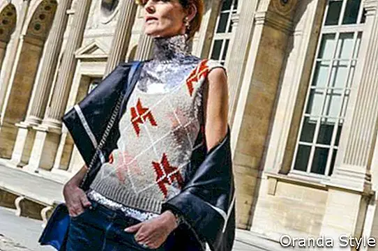 Paris Fashion Week Street Style Textures 2