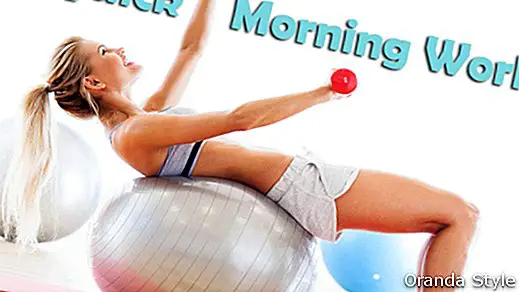 Entrenamiento rápido de la mañana: el ejercicio de la mañana es una gran opción