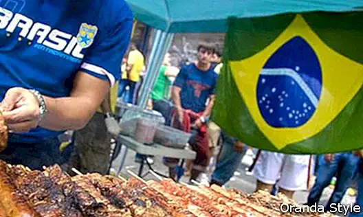 Brazīlijas ēdiens-gaļa-festivāls
