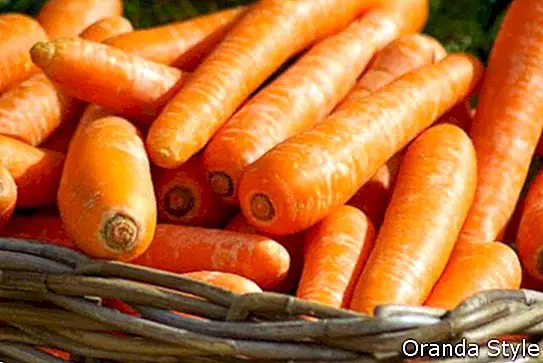 Cenouras saudáveis