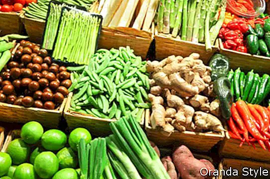 Zelenina na trhu