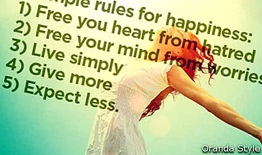 5 enkle regler for lykke