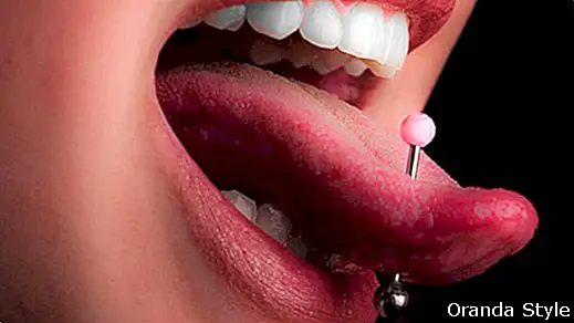 Deslizamiento de la lengua: 5 signos de una infección de perforación de la lengua
