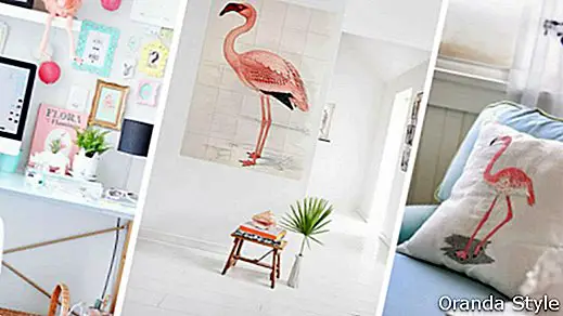 4 начина да използвате модерен декор на фламинго във вашия дом