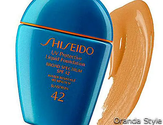 shiseido UV apsauginis skystas pagrindas