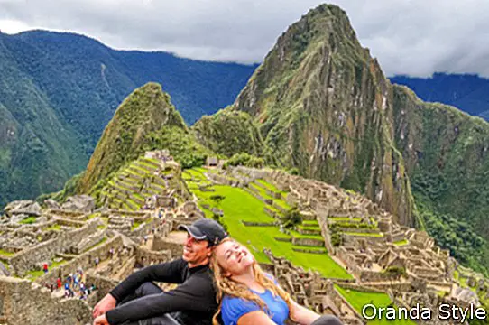 Paar in Machu Pichu