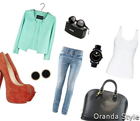 Outfit Kombination 1 mit Christian Louboutin Highness 160 Wildleder Pumps