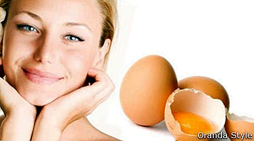 vejce bílá maska