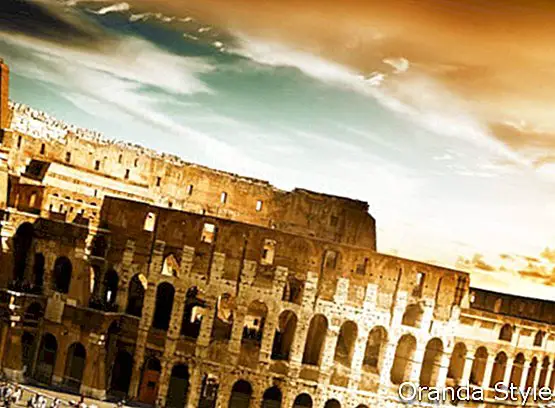 Koloseum v Římě Itálie