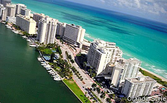 Vista aérea de Miami South Beach