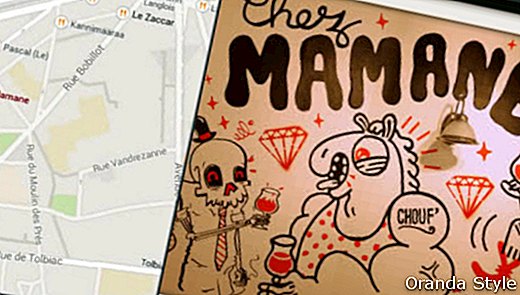 Puikus „Chez Mamane“ restoranas Paryžiuje