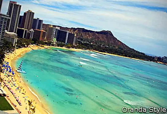 „Waikiki“ paplūdimio ir deimantinės galvos krateris