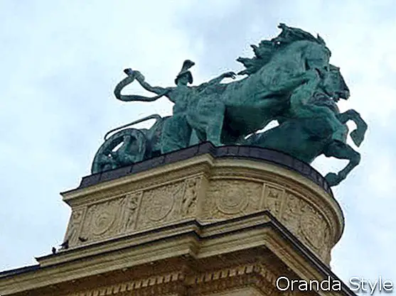 Heldenplein in Boedapest