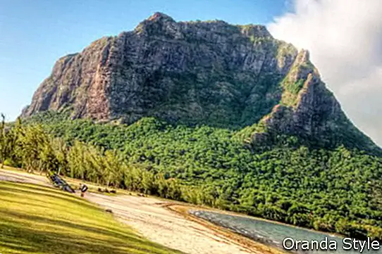 Le Morne Berg am Südufer von Mauritius